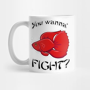 The Great Fighting Fish (red) Mug